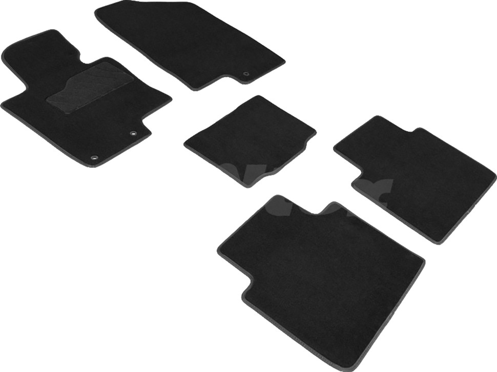 Коврики в салон для KIA Optima III "Lux" ворс, черный