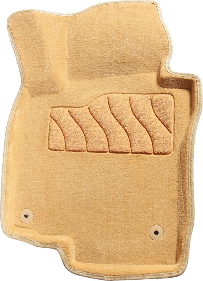 Коврики в салон для Skoda Octavia II (A5) (Рестайлинг) "3D" ворс, бежевый