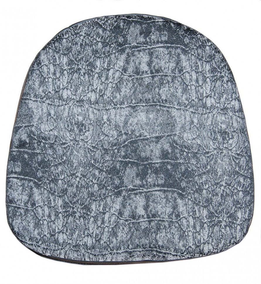 Подушка на сиденье "Сядь повыше 5 см" жаккард, серый