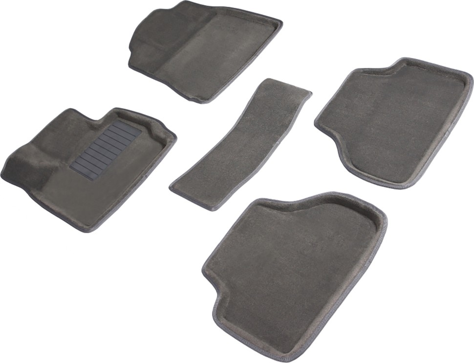 Коврики в салон для BMW X4 I (F26) "3D" ворс, серый