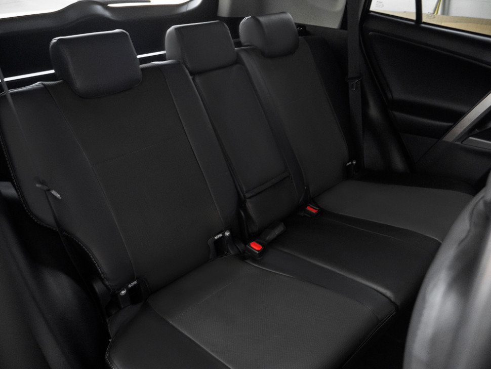 Авточехлы на Toyota RAV4 IV (CA40) "Почин" экокожа, черный