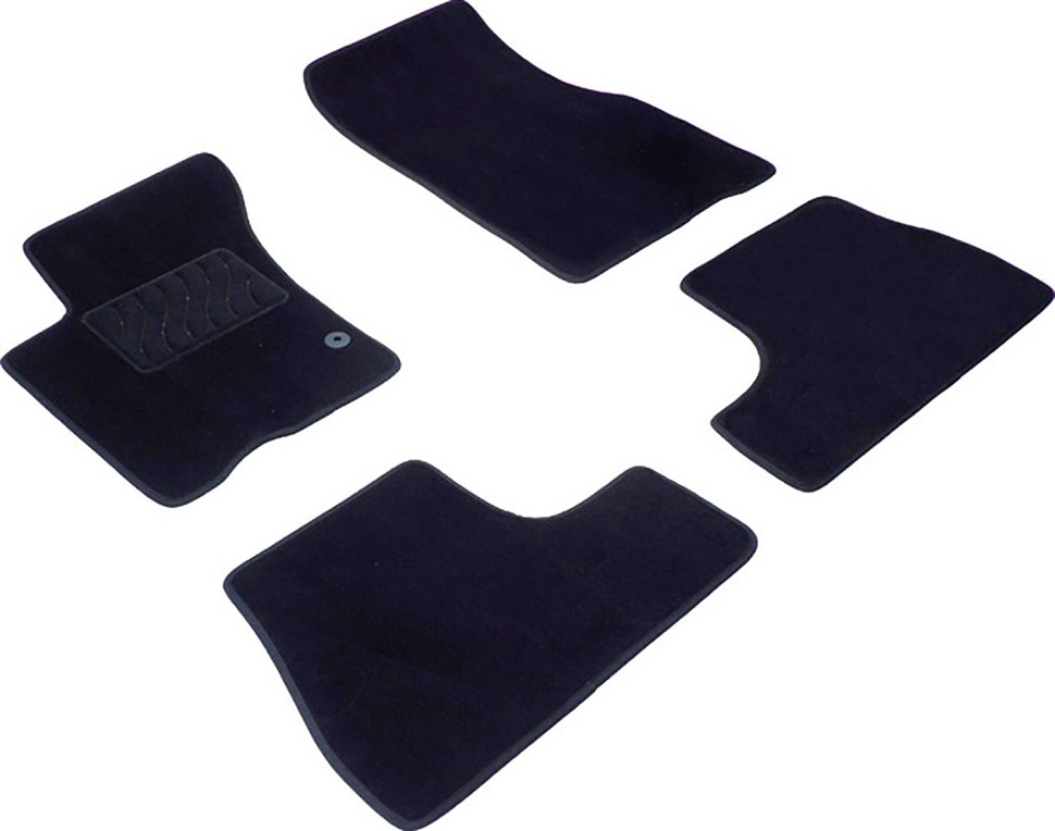 Коврики в салон для Mercedes-Benz M-Класс I (W163) "Lux" ворс, черный