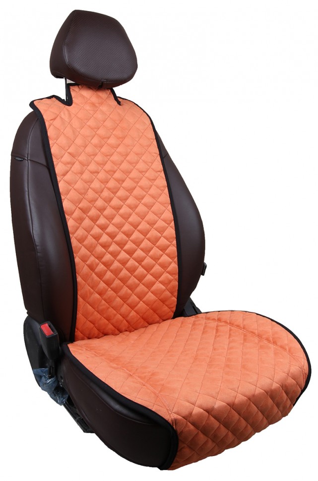 Накидка на сиденье автопилот "RS" алькантара, оранжевый