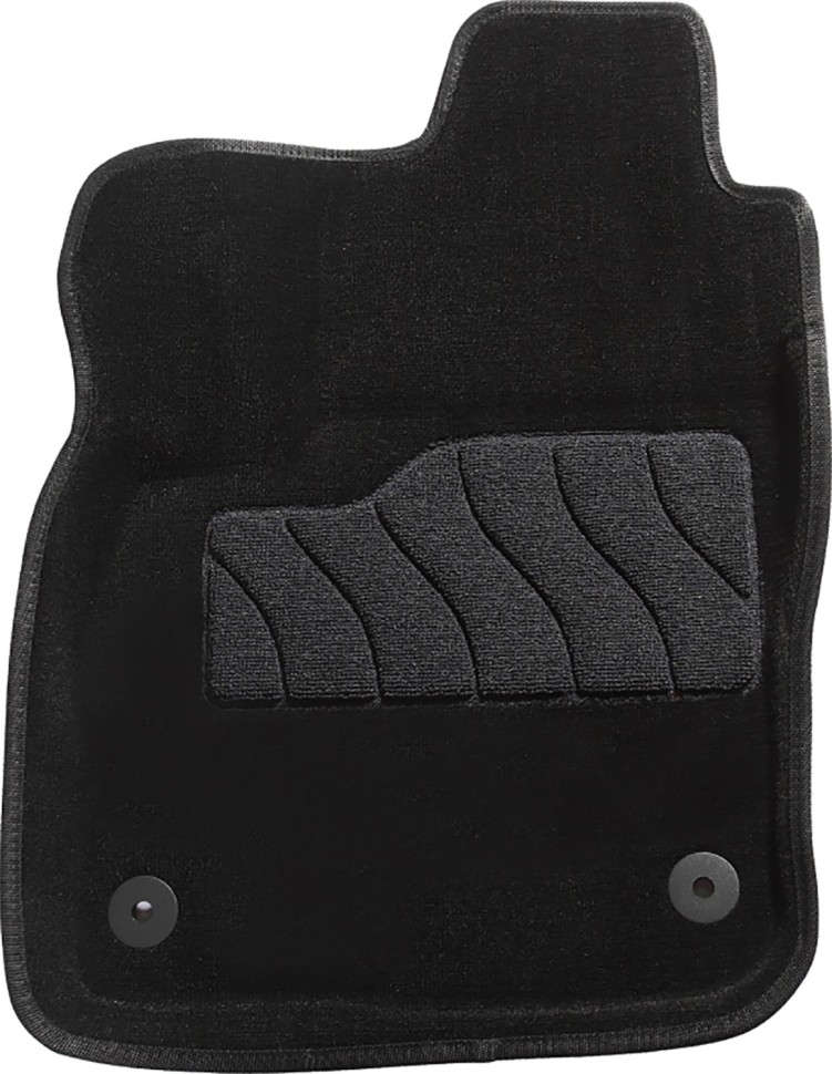 Коврики в салон для Ford Focus III (Рестайлинг) (МКПП) "3D" ворс, черный