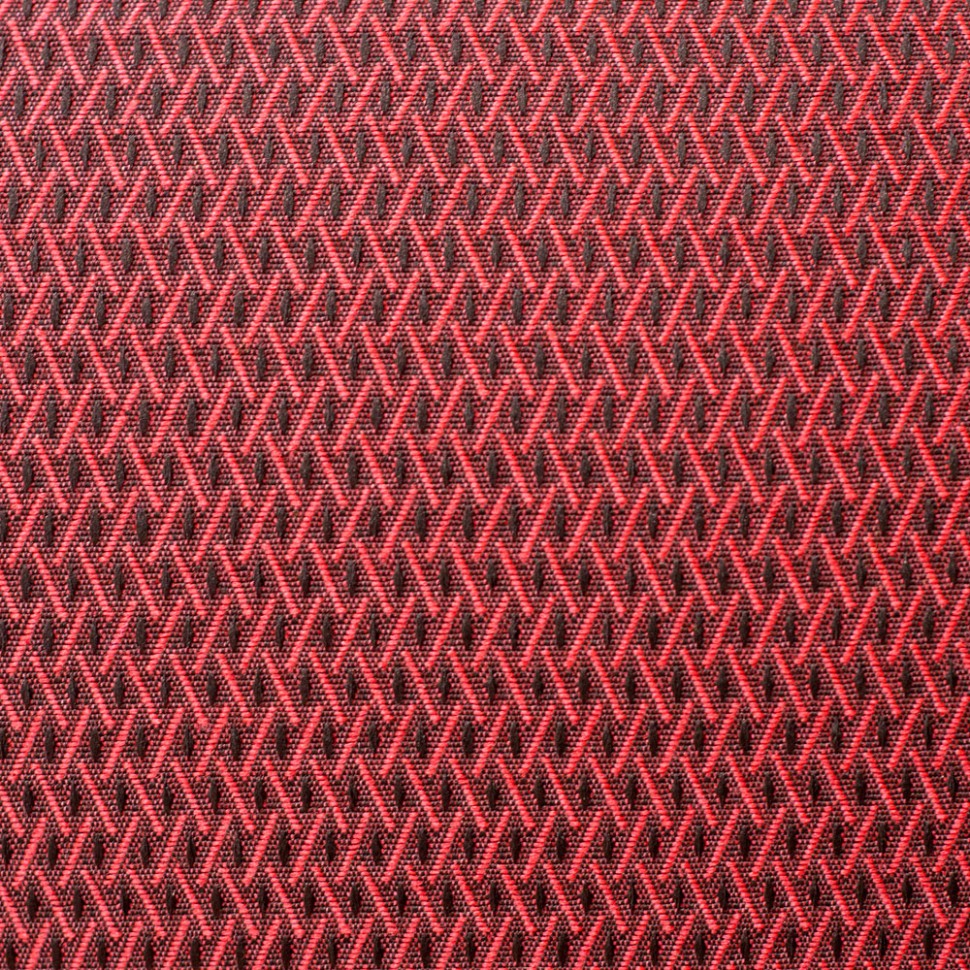 Авточехлы на Mitsubishi Outlander III "Лима" жаккард/кожзам, рогожка красная