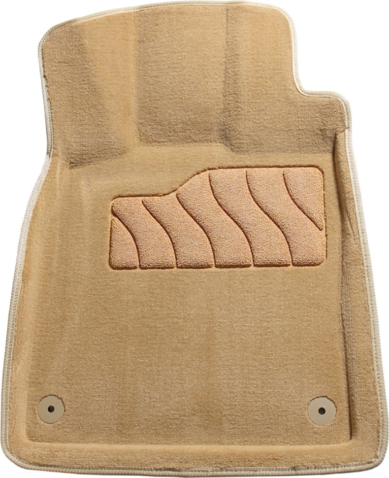 Коврики в салон для Audi A6 IV (C7) "3D" ворс, бежевый