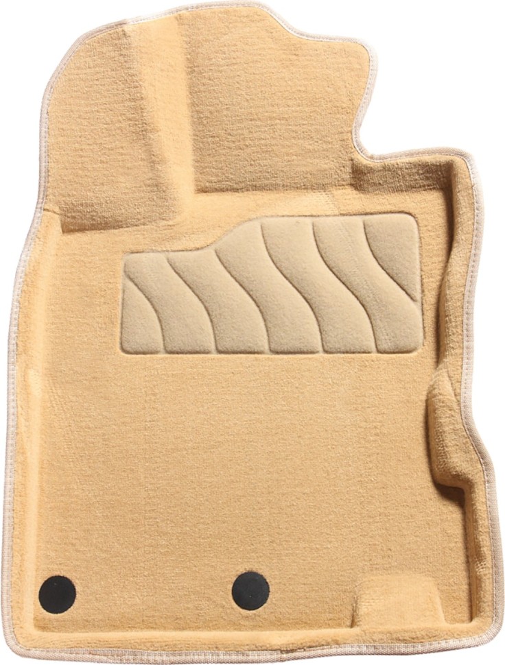 Коврики в салон для Nissan Qashqai II (Японская сборка) "3D" ворс, бежевый