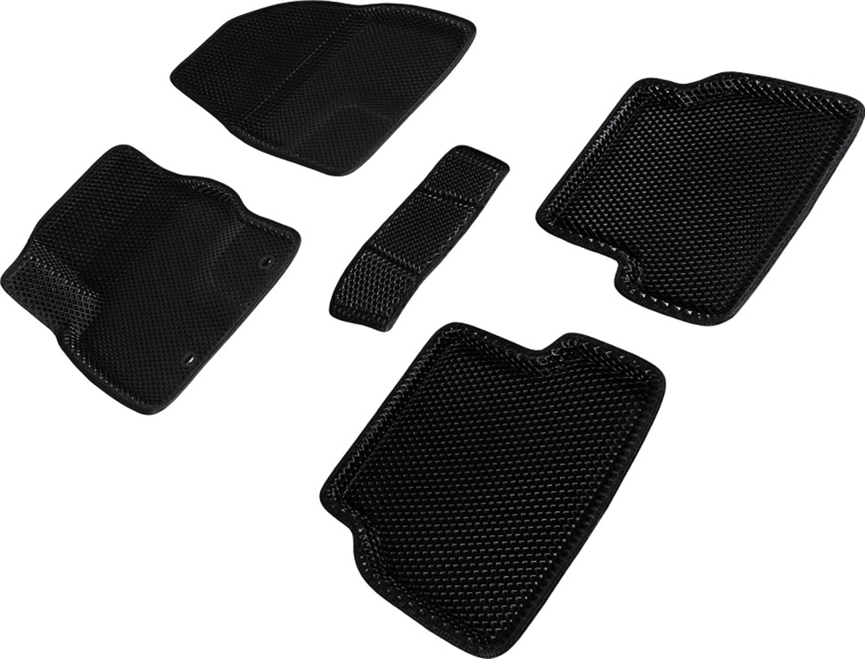 Коврики в салон Eva "3D" для BMW X5 III (F15) "Ромб" ЭВА, черный