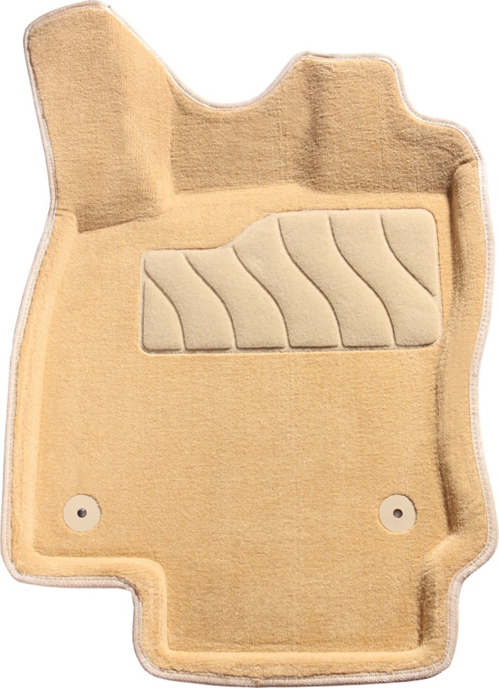 Коврики в салон для Volkswagen Golf VII "3D" ворс, бежевый