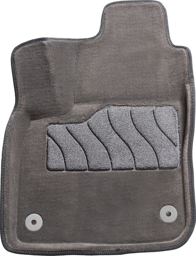 Коврики в салон для Ford Focus III (МКПП) "3D" ворс, серый