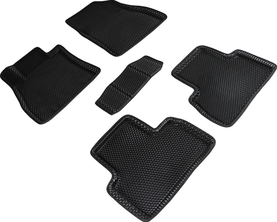 Коврики в салон Eva "3D" для Nissan Juke I "Ромб" ЭВА, черный