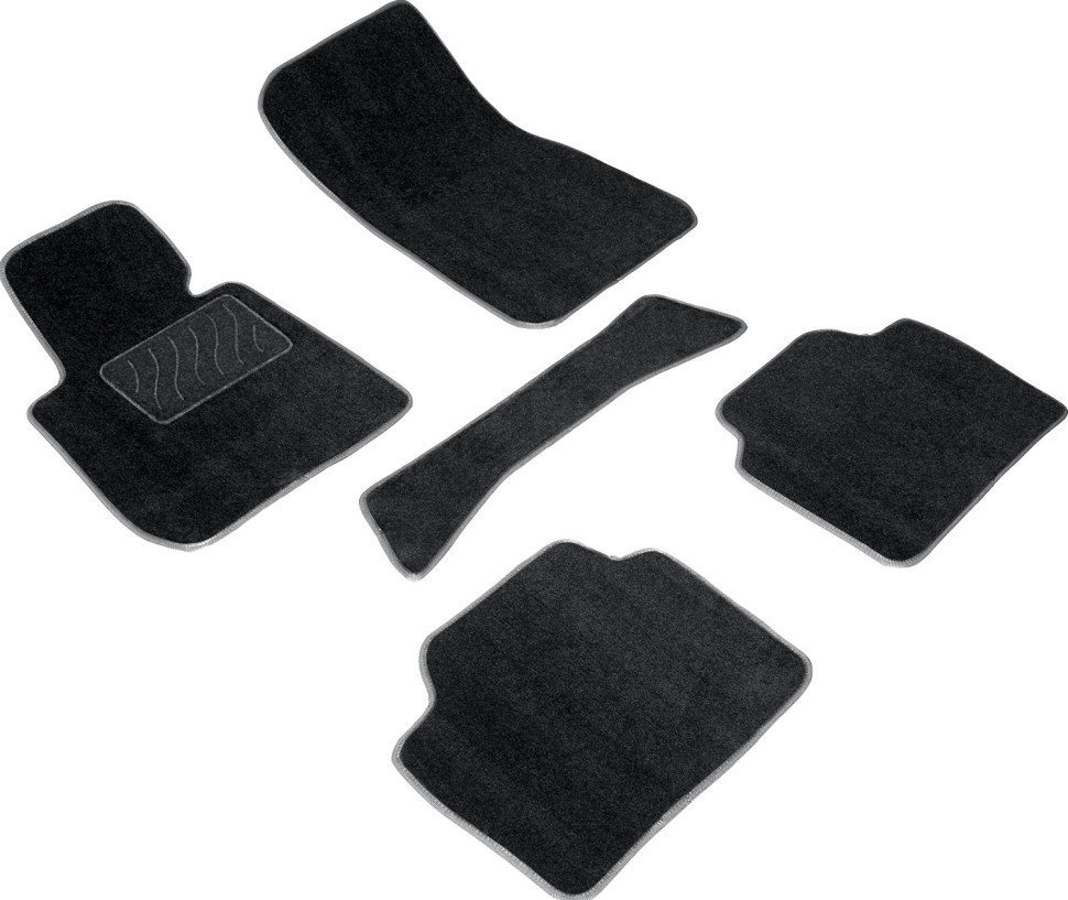 Коврики в салон для BMW 3 серии VI (F3x) "Lux" ворс, черный