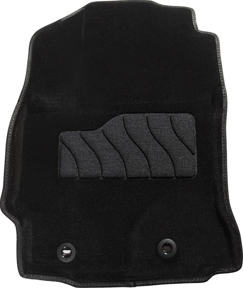 Коврики в салон для Toyota Corolla XI (E160, E170) "3D" ворс, черный