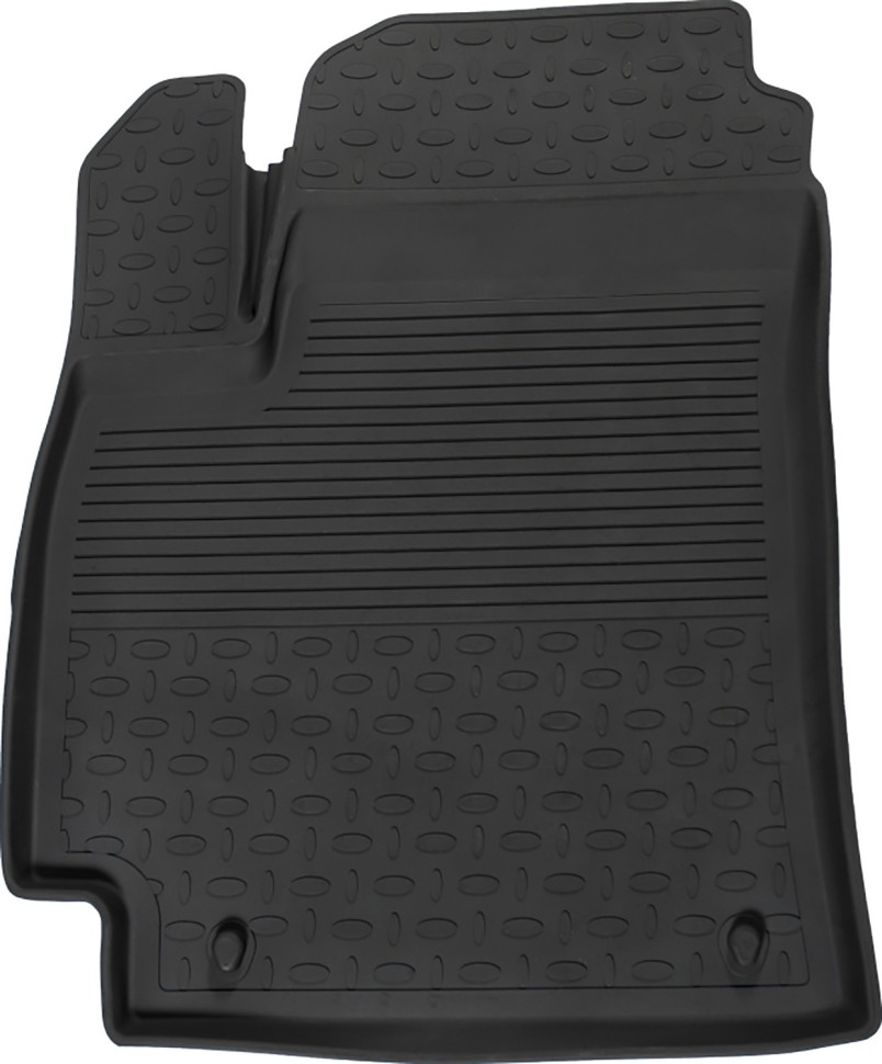 Коврики в салон для KIA Seltos I "Высокий борт" резина, черный