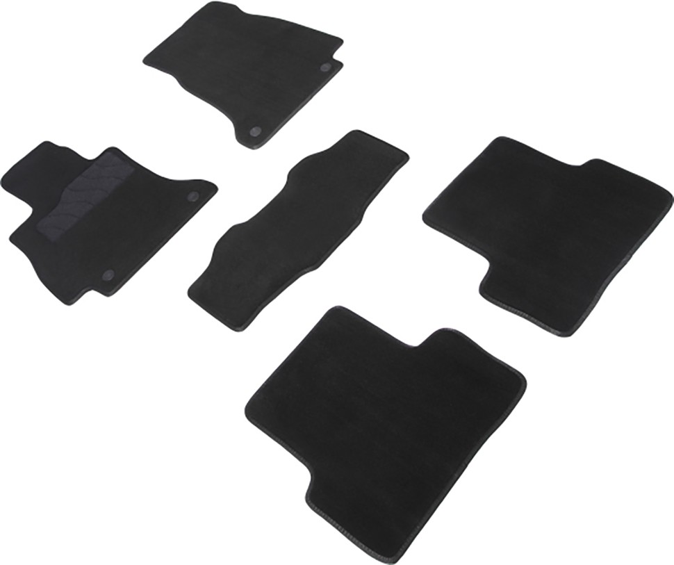 Коврики в салон для Mercedes-Benz E-Класс V (W213, S213, C238) "Lux" ворс, черный