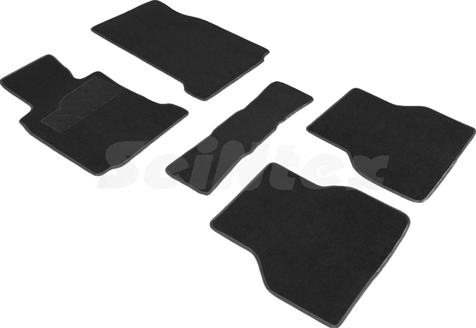 Коврики в салон для BMW 5 серии IV (E39) "Lux" ворс, черный