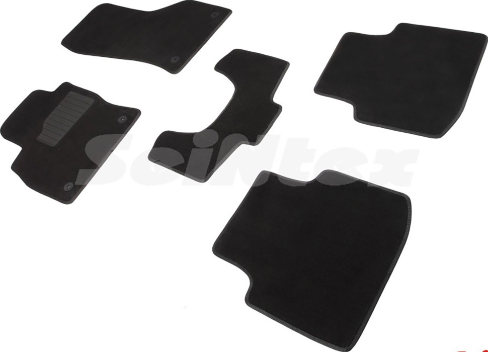 Коврики в салон для Skoda Superb III "Lux" ворс, черный