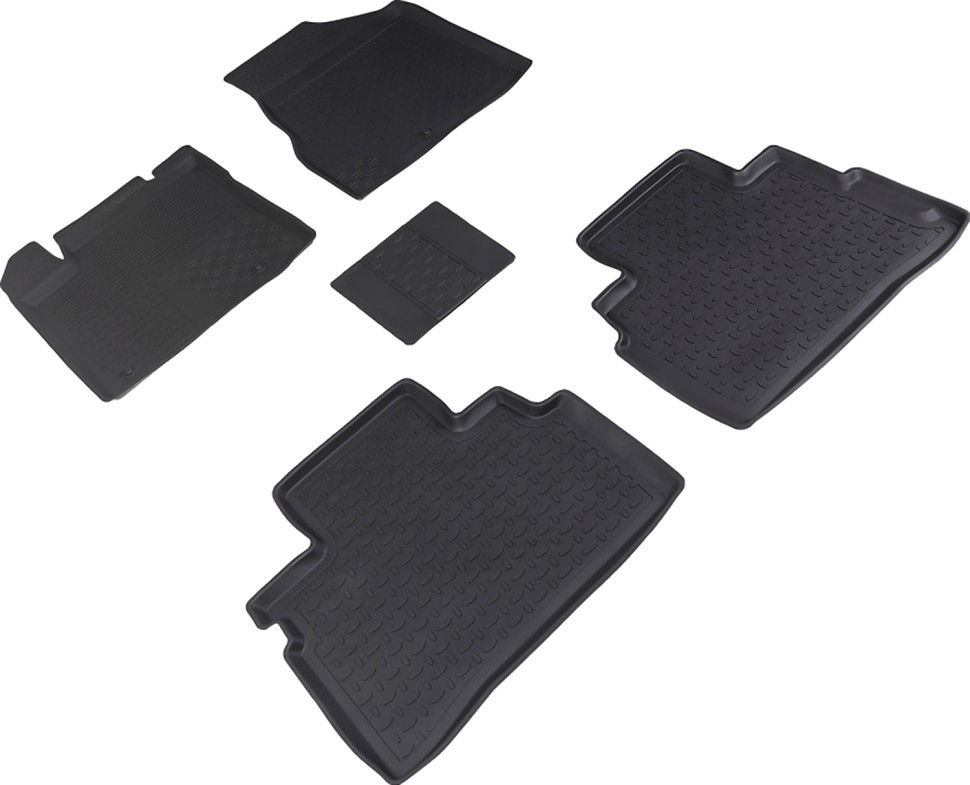 Коврики в салон для Nissan Murano III (Z52) "Высокий борт" резина, черный