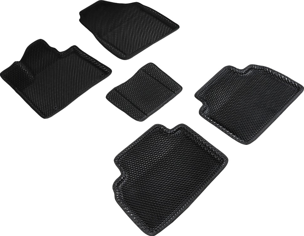 Коврики в салон Eva "3D" для Hyundai Tucson IV "Ромб" ЭВА, черный