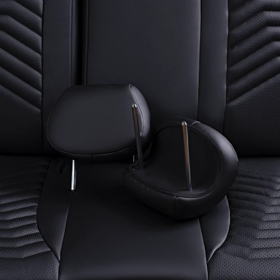 Чехлы на сиденья Chevrolet Cruze "Байрон Президент" экокожа, черный