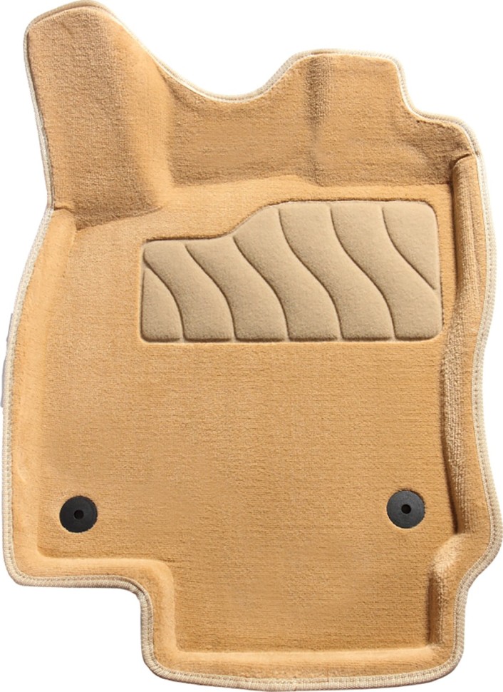 Коврики в салон для Skoda Octavia III (A7) "3D" ворс, бежевый