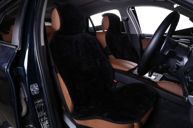 Накидки на весь салон "Premium" овчина, черный