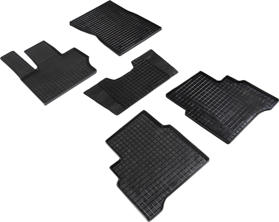 Коврики в салон для Mercedes-Benz G-Класс III (W463) "Сетка" резина, черный