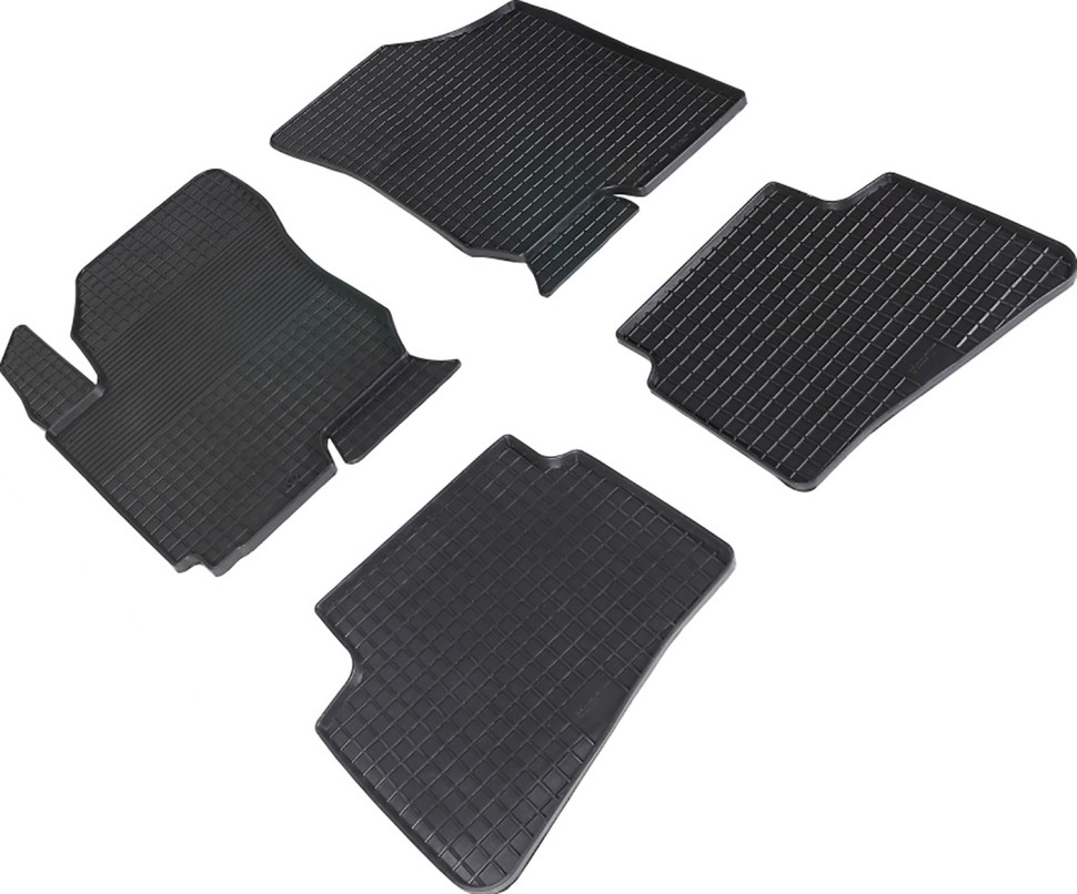 Коврики в салон для KIA Ceed I "Сетка" резина, черный