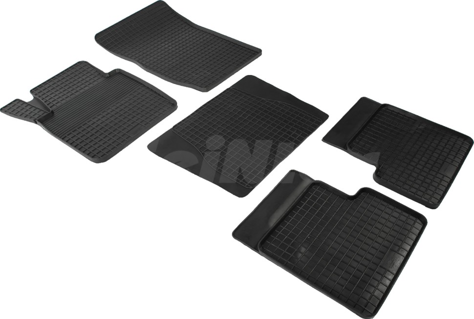 Коврики в салон для Mercedes-Benz G-Класс AMG I (W463) "Сетка" резина, черный