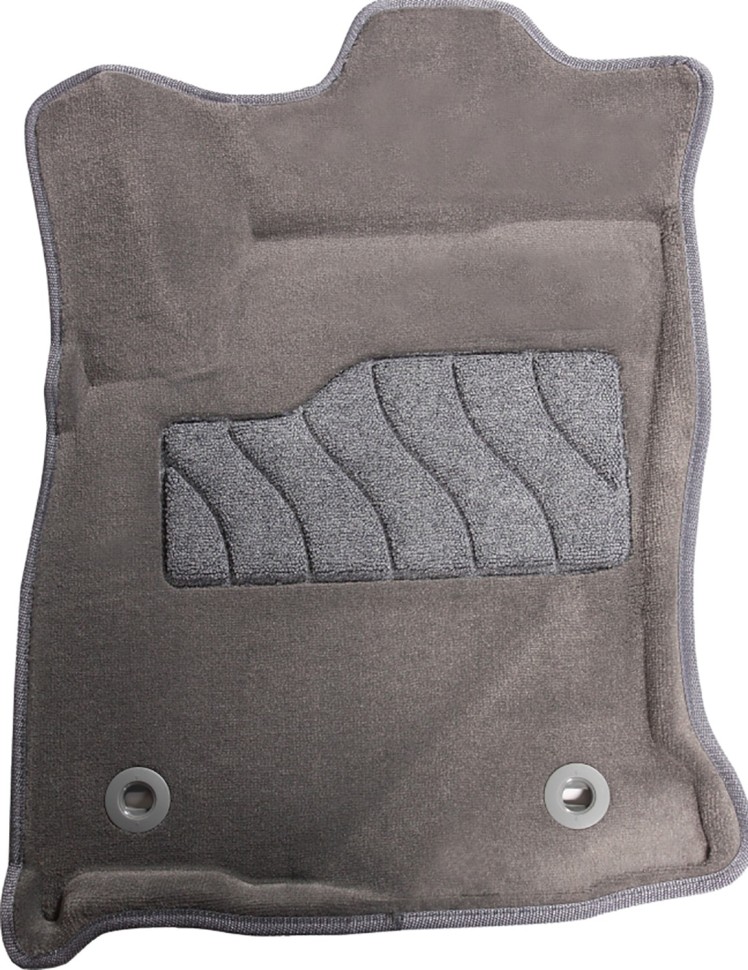 Коврики в салон для Toyota Hi "Lux" VIII "3D" ворс, серый