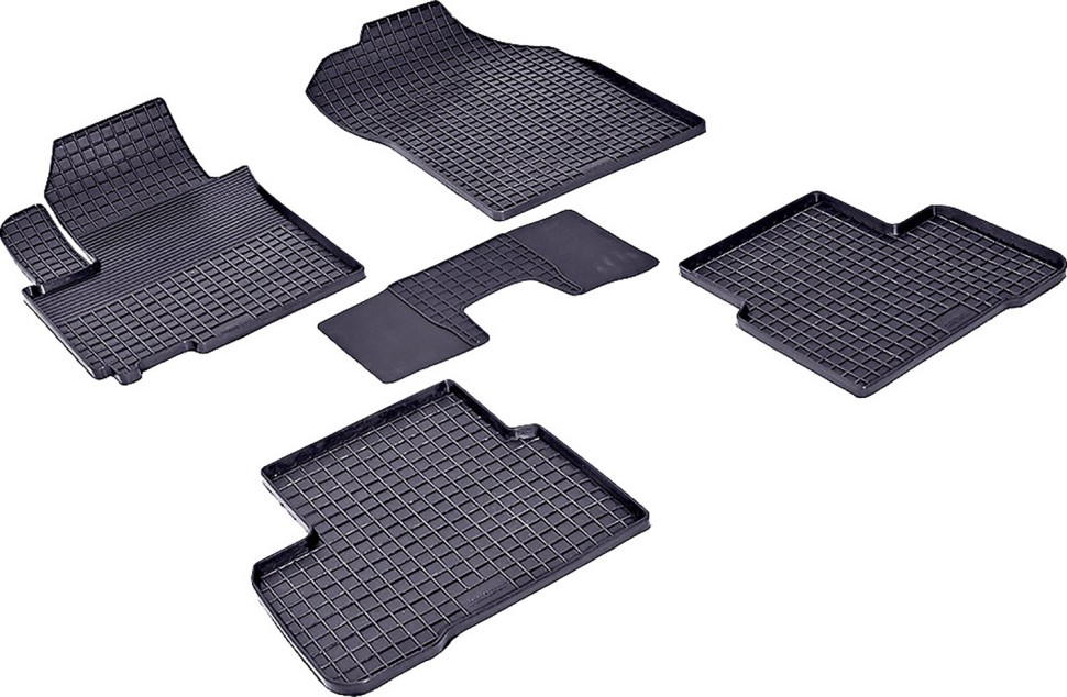 Коврики в салон для Suzuki Swift IV "Сетка" резина, черный