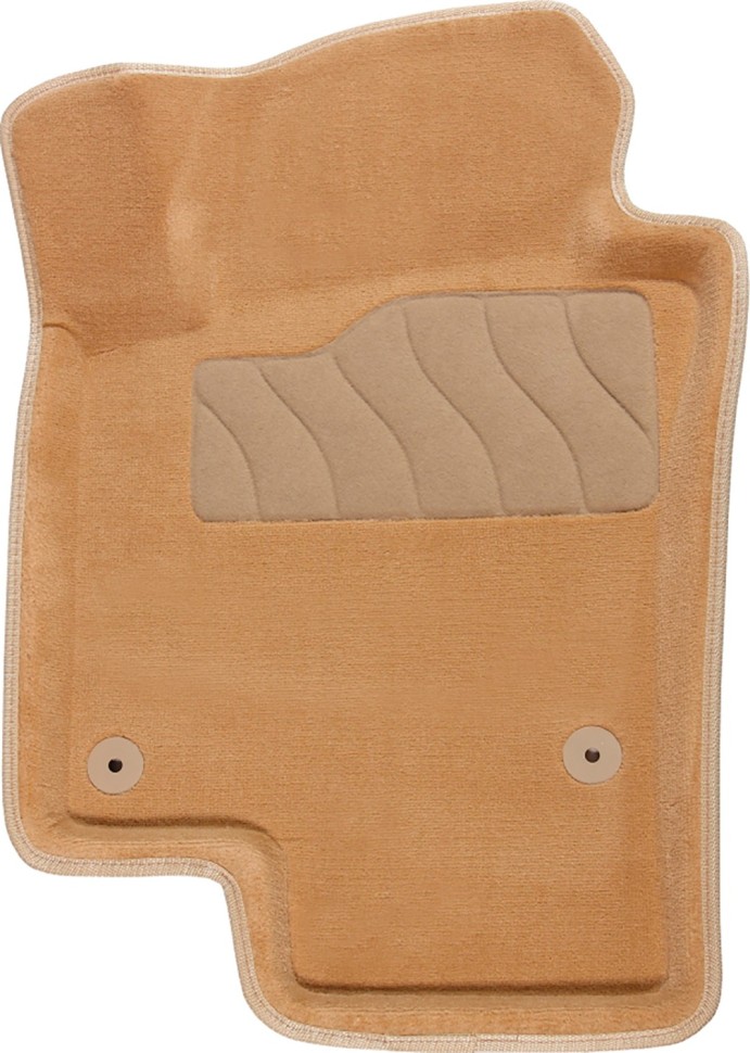 Коврики в салон для Volkswagen Jetta VI "3D" ворс, бежевый