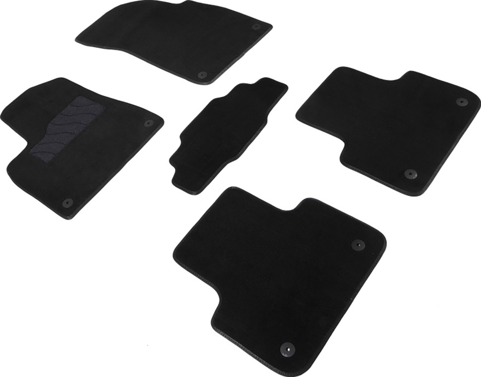 Коврики в салон для Audi Q8 "Lux" ворс, черный