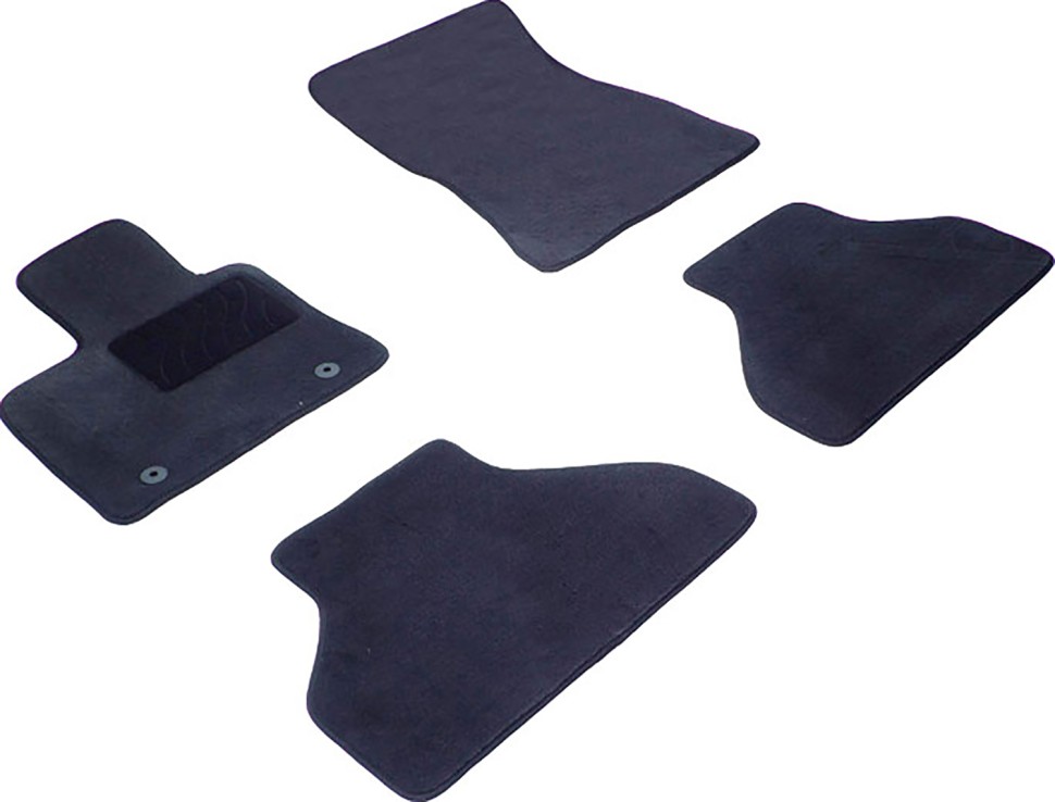 Коврики в салон для BMW X5 II (E70) "Lux" ворс, черный