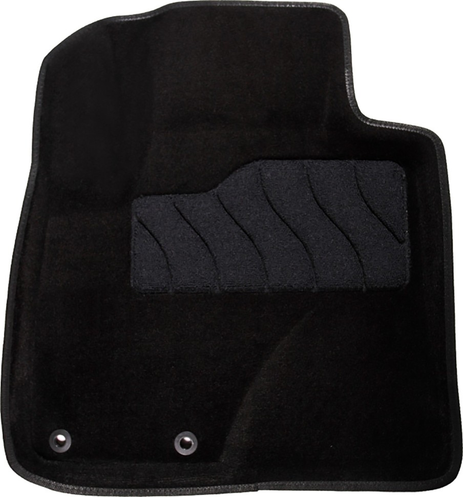Коврики в салон для Hyundai Santa Fe II "3D" ворс, черный