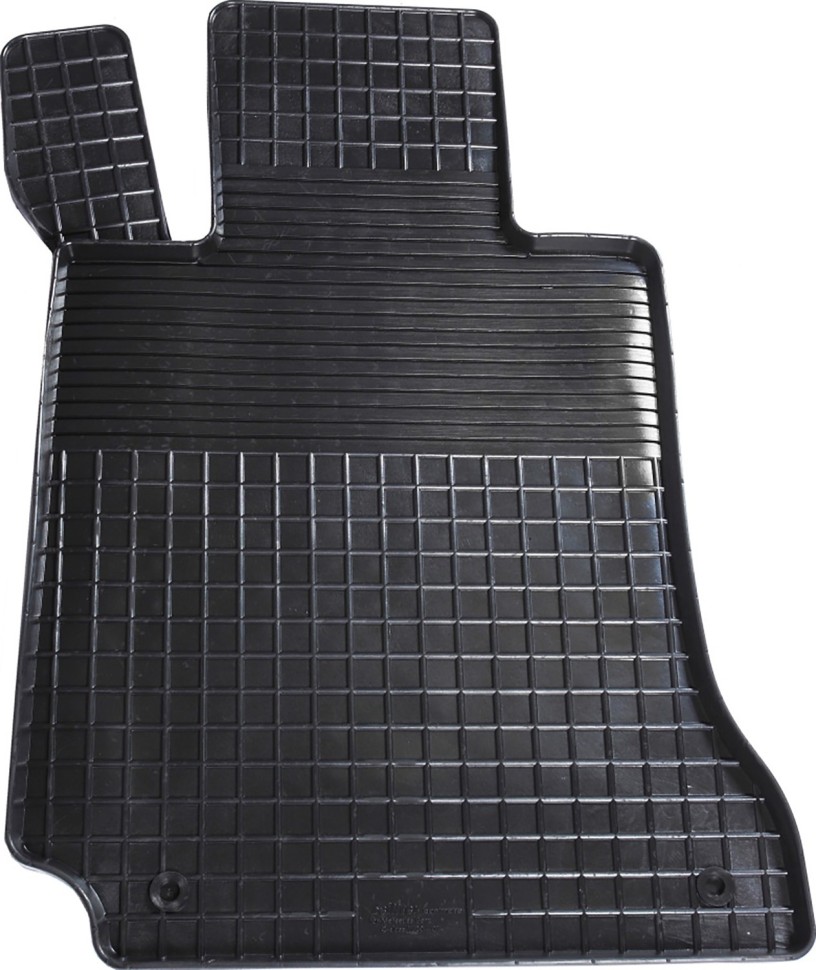 Коврики в салон для Mercedes-Benz C-Класс III (W204) "Сетка" резина, черный