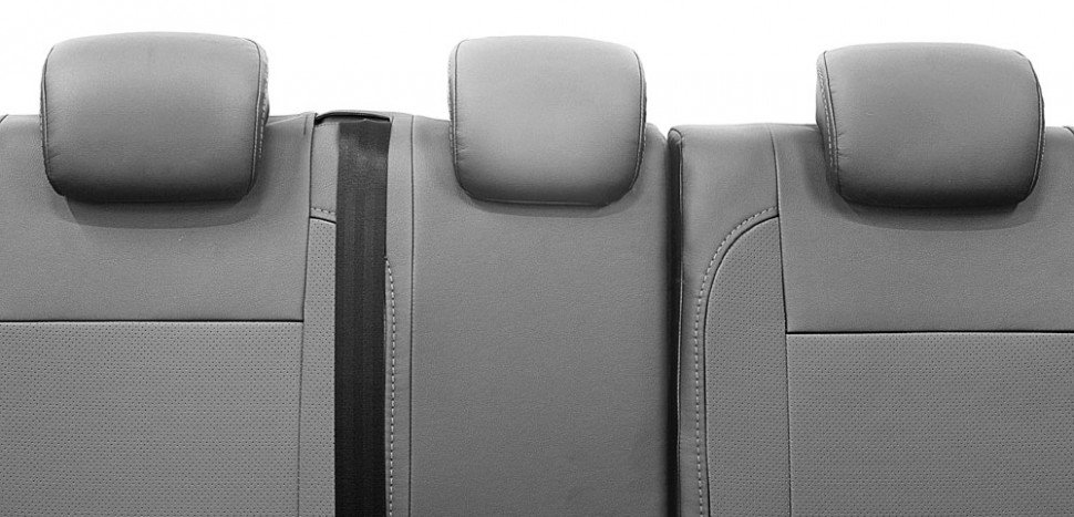 Авточехлы на LADA Vesta (SW / Cross) "Почин" экокожа, серый