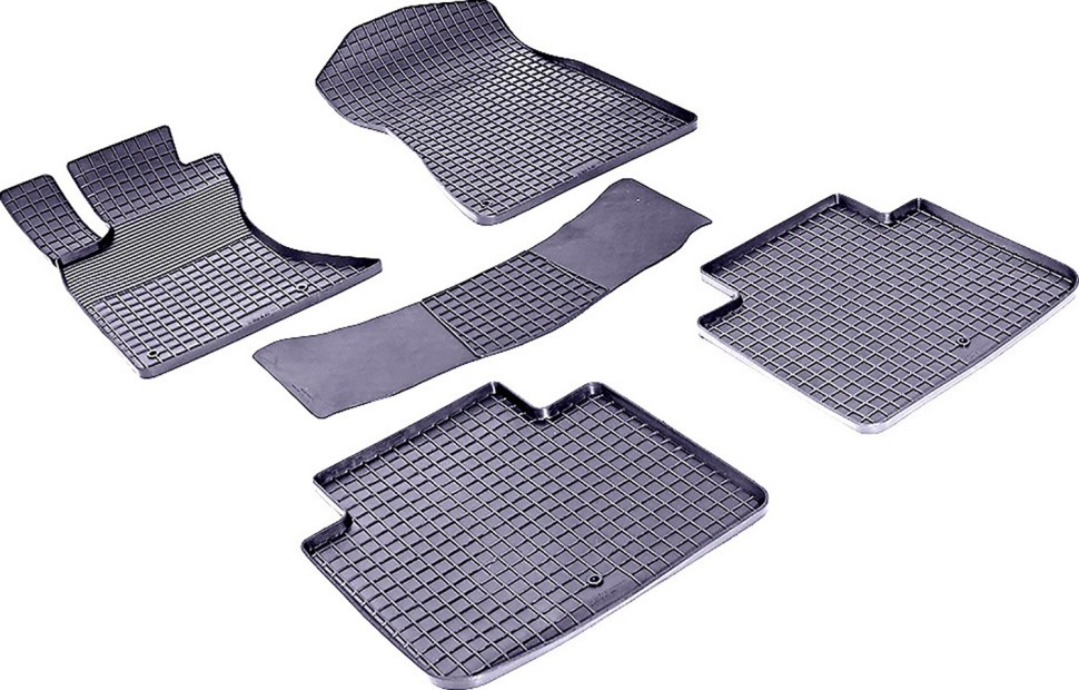 Коврики в салон для Lexus GS 300 III (AWD) "Сетка" резина, черный