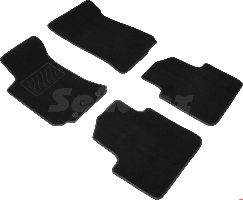 Коврики в салон для Mercedes-Benz R-Класс I "Lux" ворс, черный