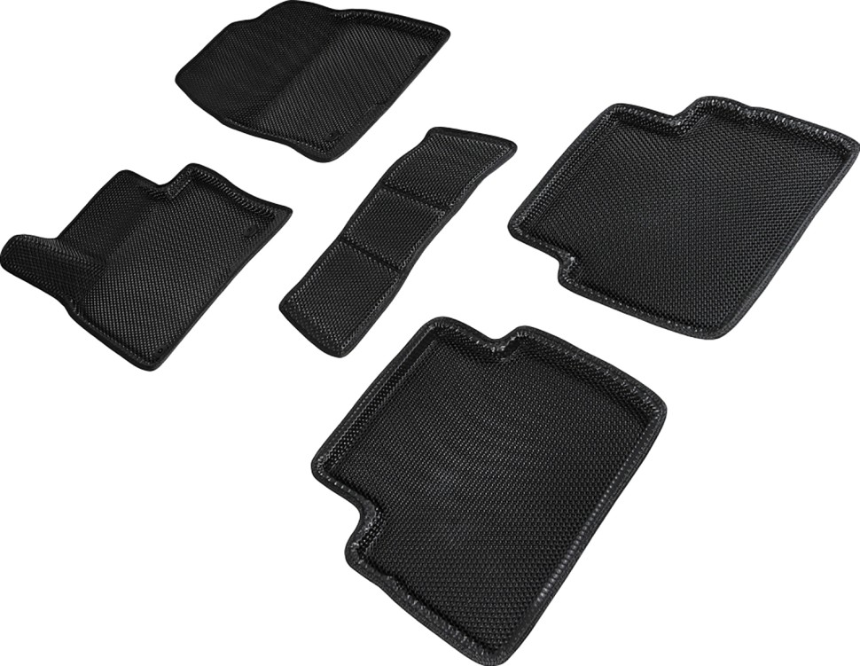 Коврики в салон Eva "3D" для Mazda CX-5 II "Соты" ЭВА, черный