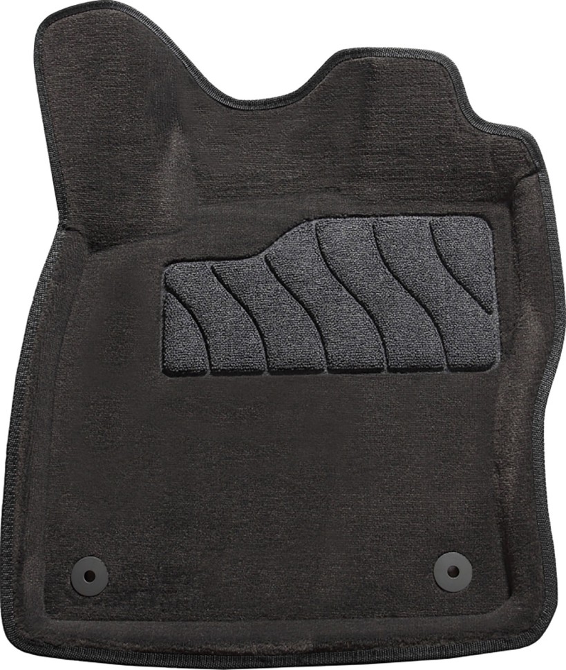 Коврики в салон для Volkswagen Golf VII "3D" ворс, серый