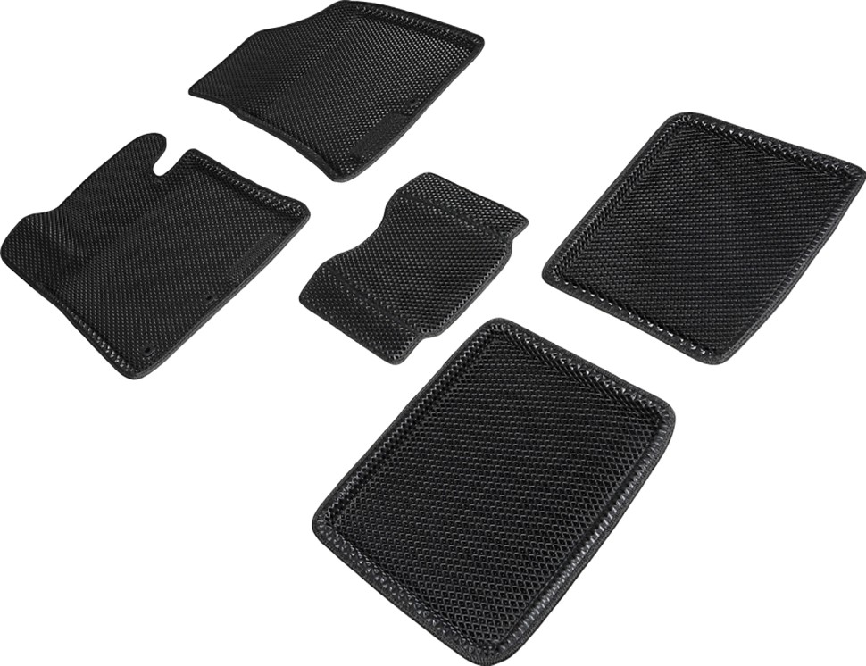 Коврики в салон Eva "3D" для Hyundai i40 I "Ромб" ЭВА, черный