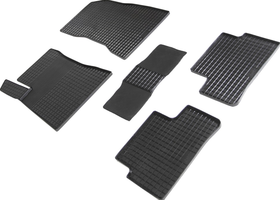 Коврики в салон для Mercedes-Benz CLA II (C118, X118) "Сетка" резина, черный