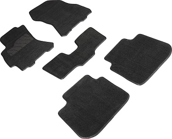 Коврики в салон для Subaru Outback IV "Lux" ворс, черный