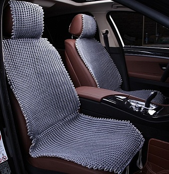 Накидки автопилот плетеные "Classic Plus" (комплект), серый