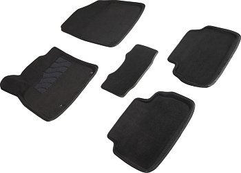 Коврики в салон для KIA Ceed III "3D" ворс, черный