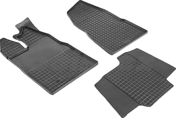 Коврики в салон для Ford Transit Custom "Сетка" резина, черный