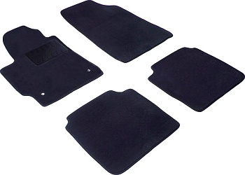Коврики в салон для Toyota Camry VI (XV40) "Lux" ворс, черный
