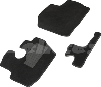 Коврики в салон для Hyundai Porter II "Lux" ворс, черный