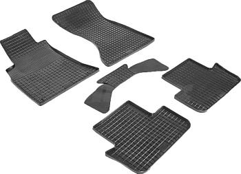 Коврики в салон для Audi A5 I (8T) / Sportback "Сетка" резина, черный